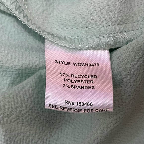41 Hawthorn Morey Mint Green Split Neck Blouse Tunic - Picture 11 of 13